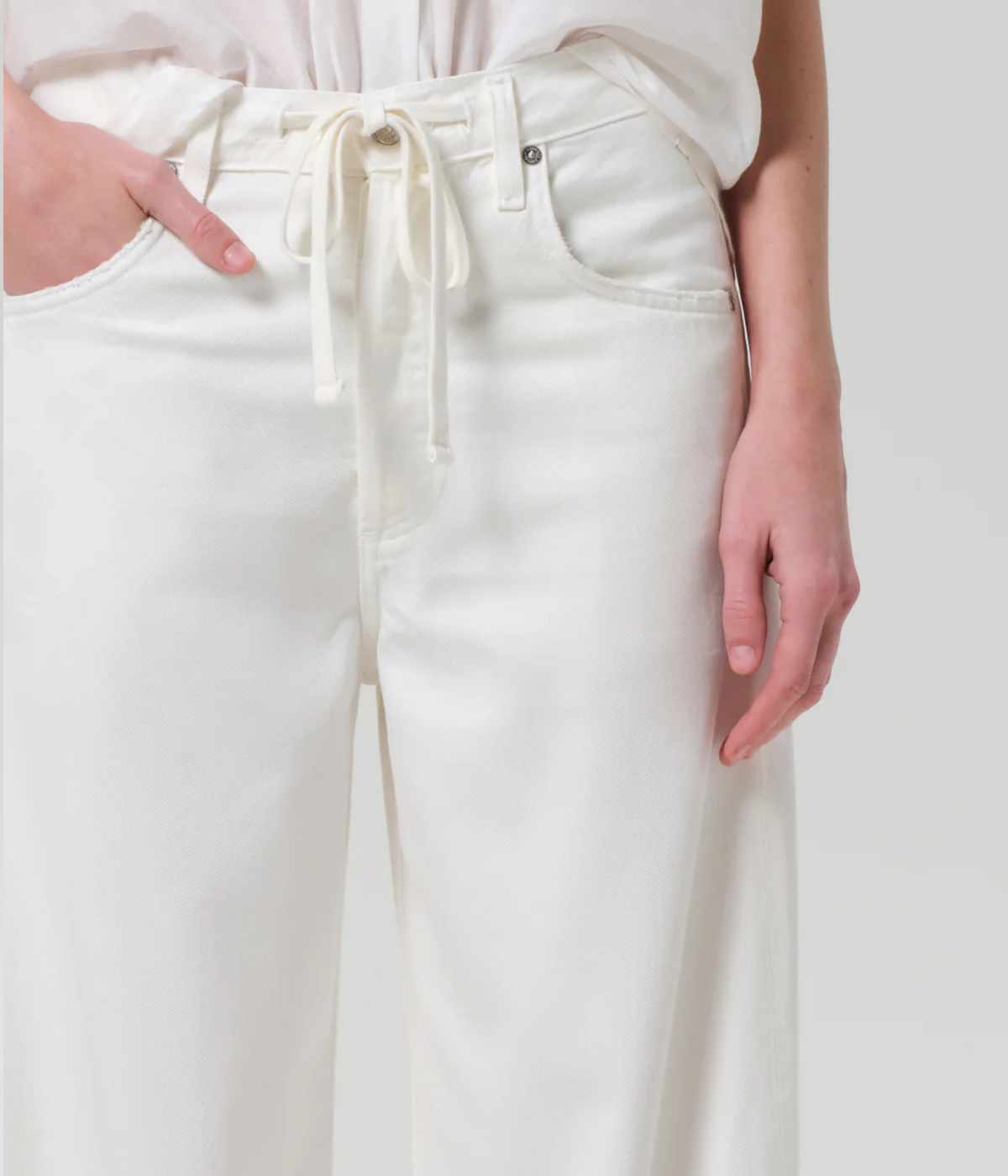 Brynn Drawstring Trouser in Pashmina