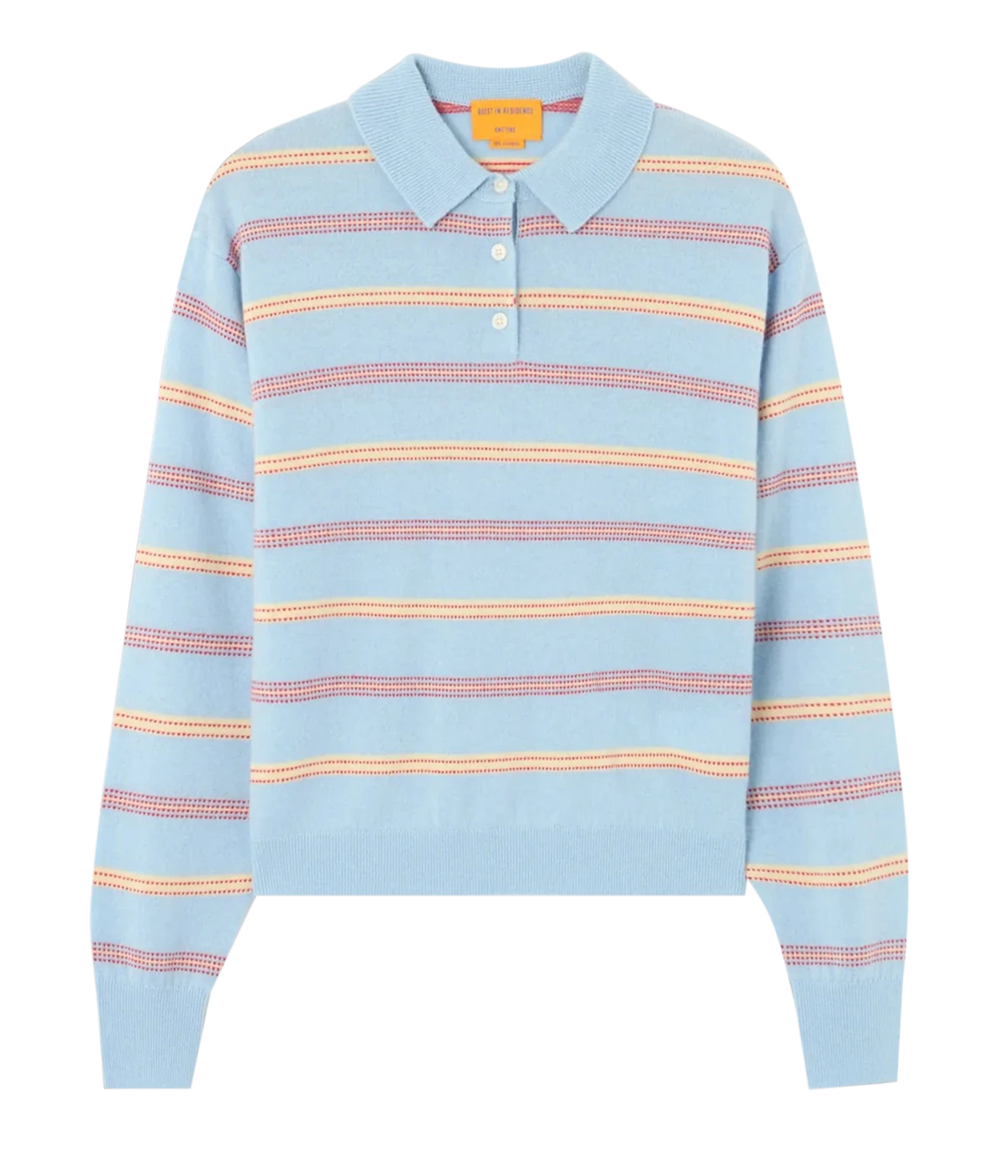 Collegiate Stripe Polo In Clear Sky Combo