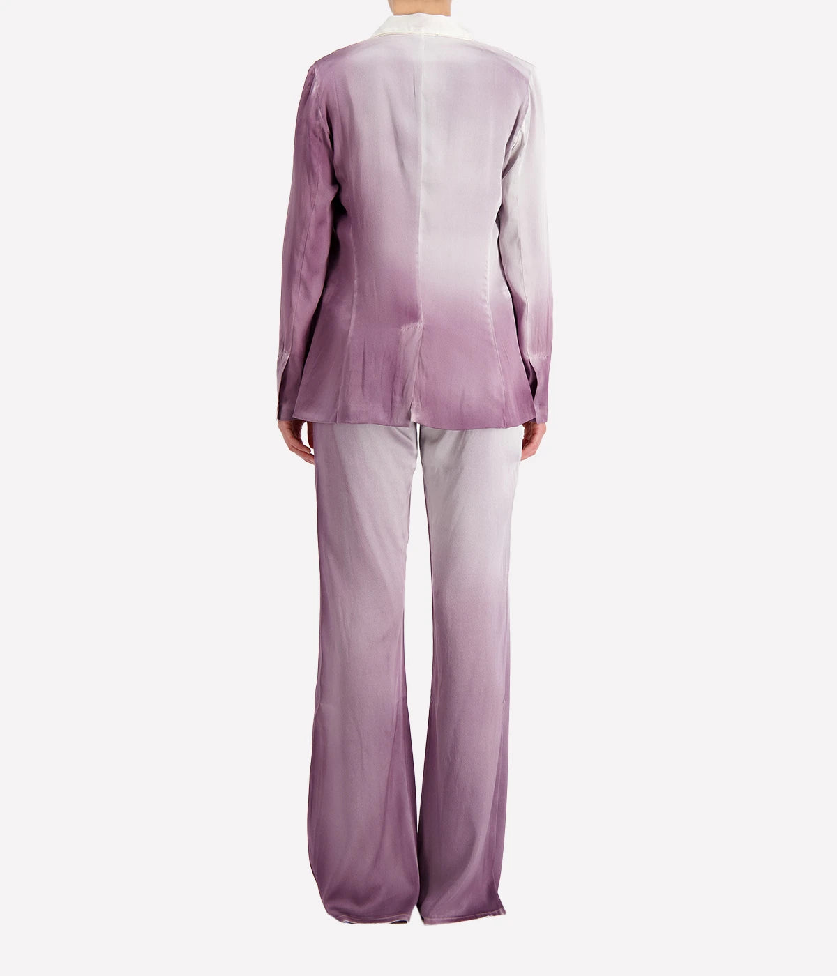 *FINAL SALE* Degrade Silk Flare Pant in Lavender