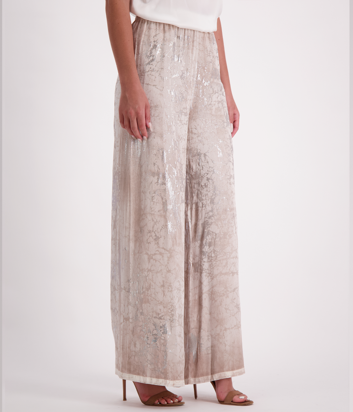*FINAL SALE* Marble Lamination Pants in Noce Moscata