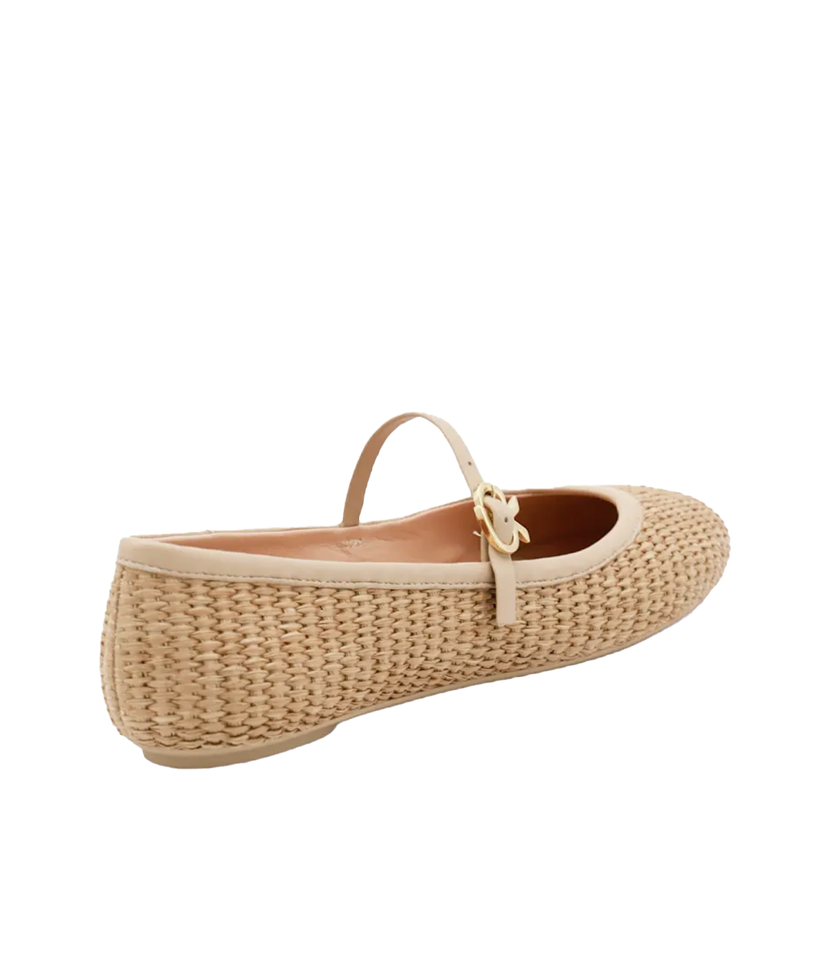 Carla Marbella Ballet Flat in Natural