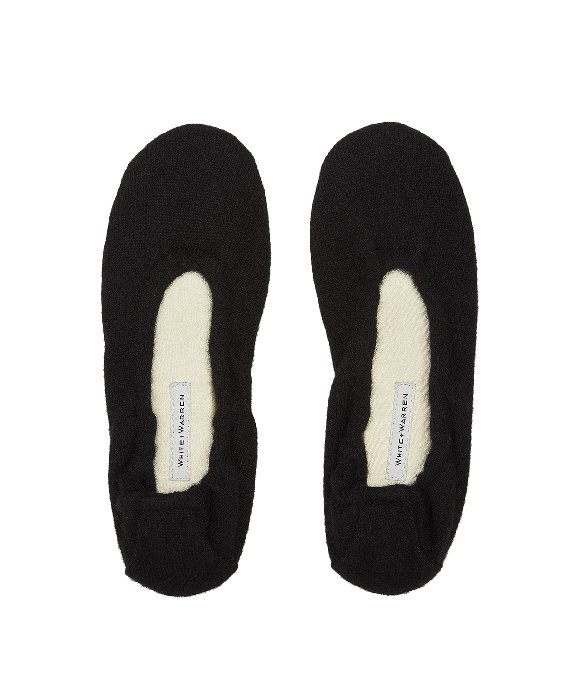 Cashmere Ballet Slipper in Black