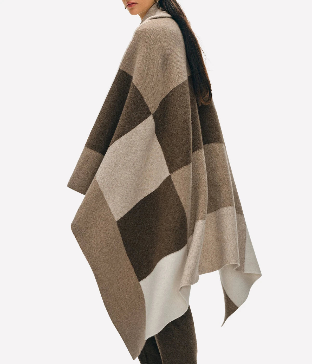 Cashmere Blanket in Warm Neutral Combo