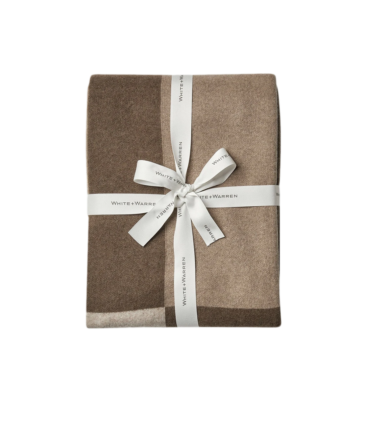 Cashmere Blanket in Warm Neutral Combo