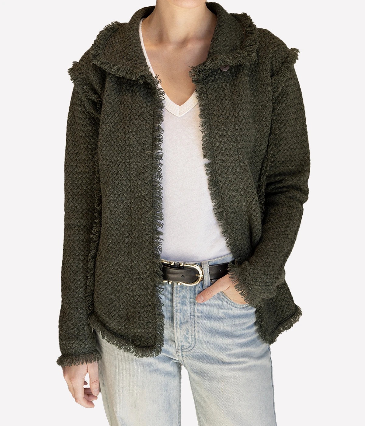*FINAL SALE* Classic Coco Jacket in Khaki