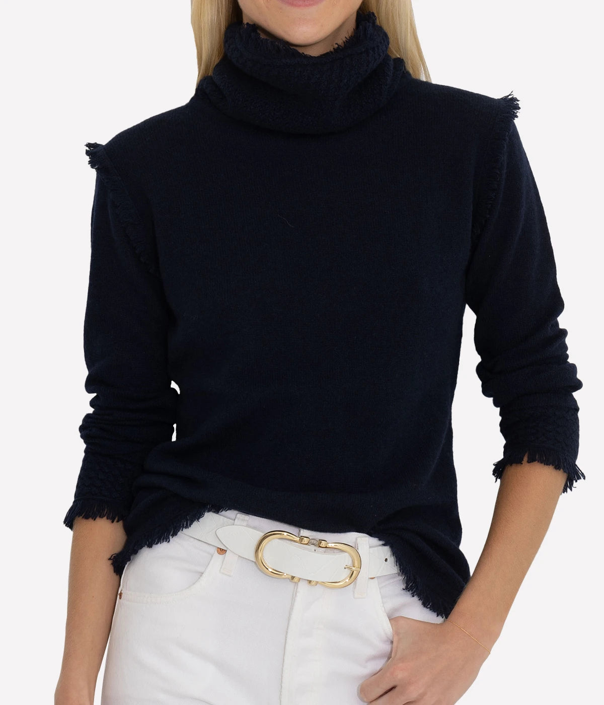 Coco Turtleneck in Navy