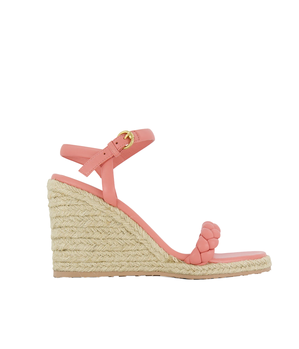 Cruz Wedge Nappa in Camelia Naturale Calexico
