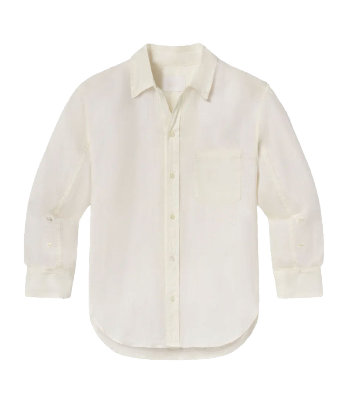 Kayla Linen Shirt In VANILLA