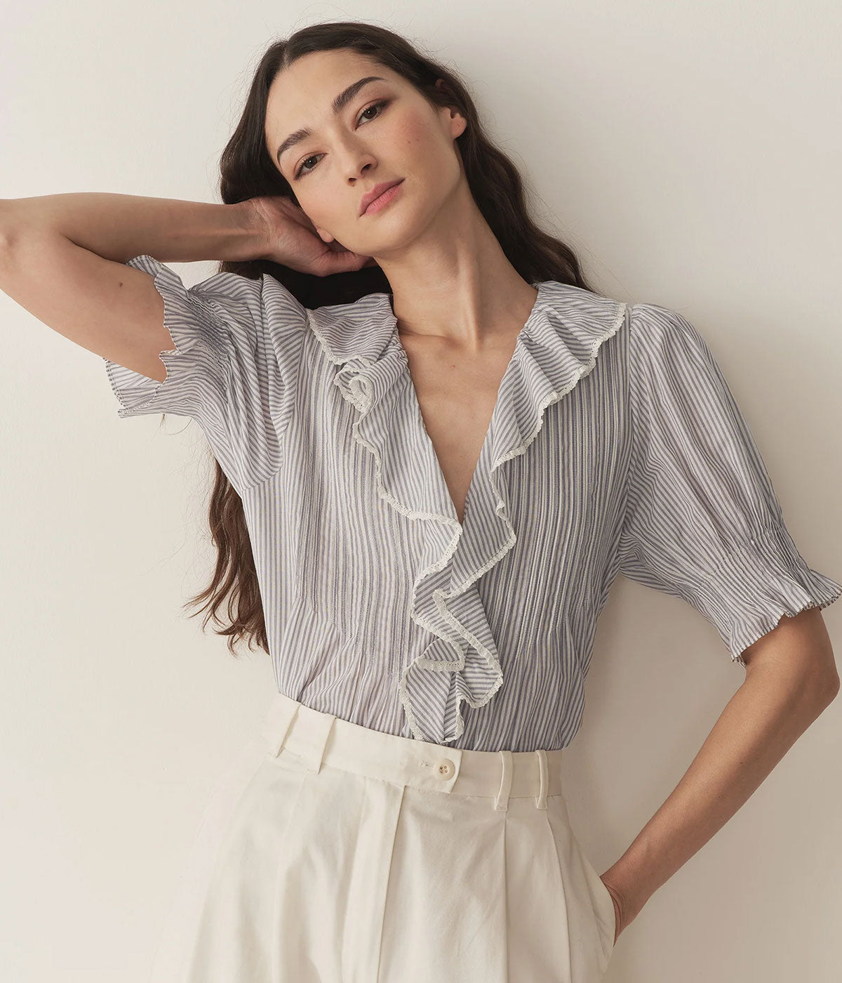 Henri Top in Adelaide Stripe