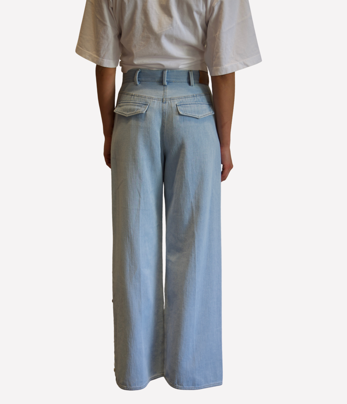 Denim Calvary 5 Pocket Pant in BLEACH