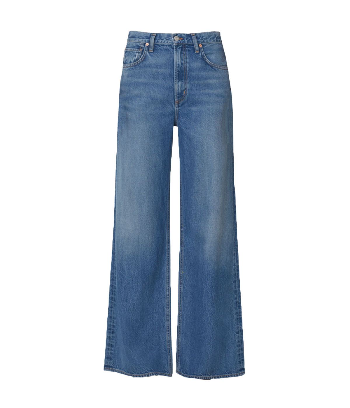 ALT text: Vintage-inspired Paloma Jean with baggy leg silhouette, zip fly closure, and eco-friendly fabric blend.