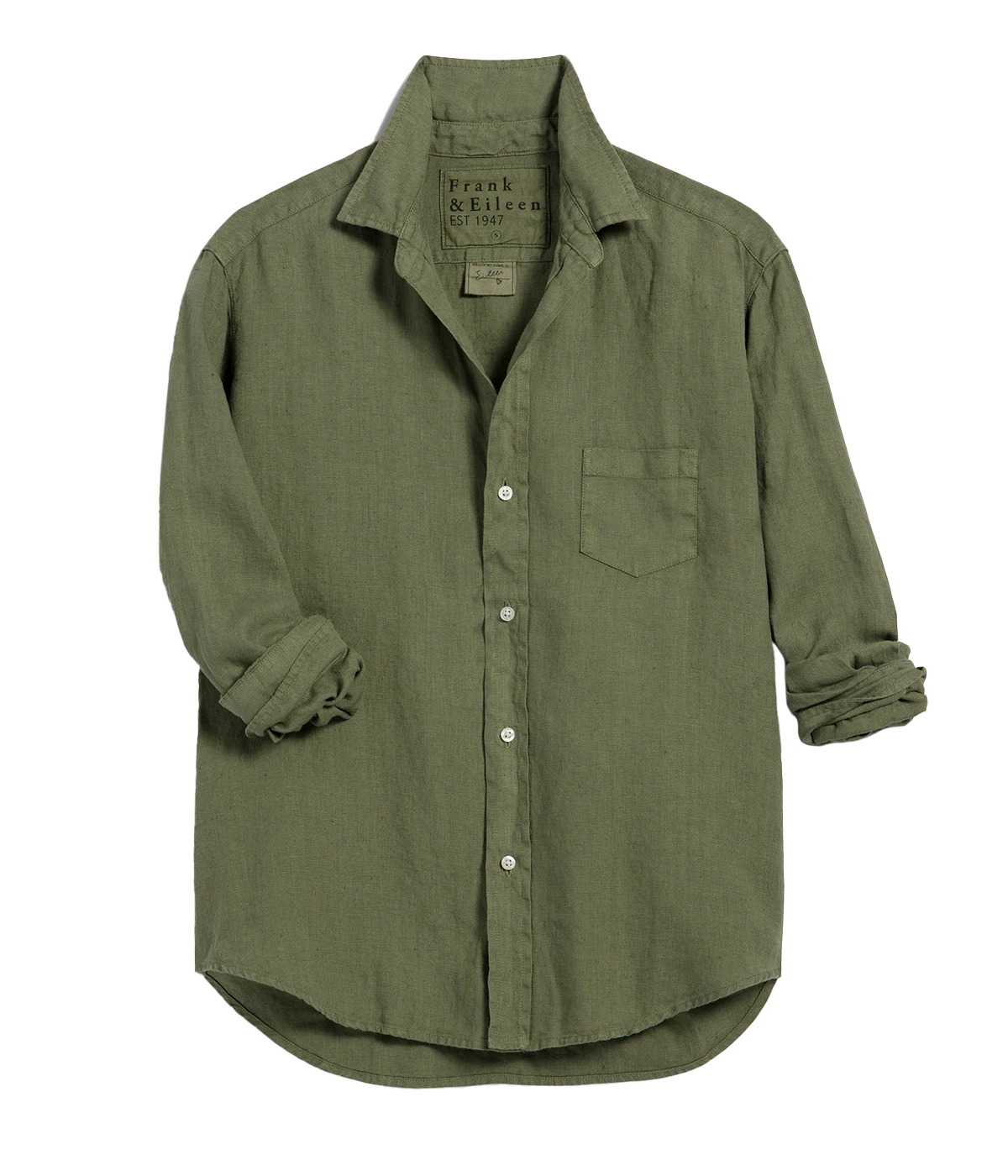 *FINAL SALE* Eileen Woven Button Up in Olive