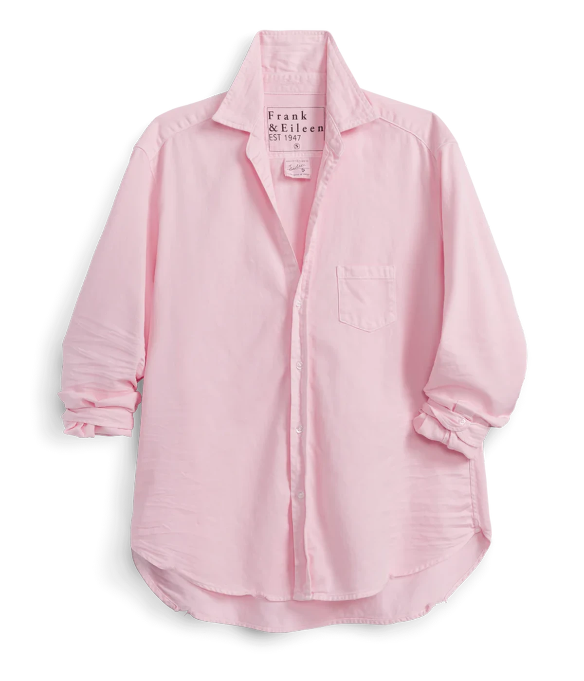 Eileen Woven Button-Up Shirt in Petal