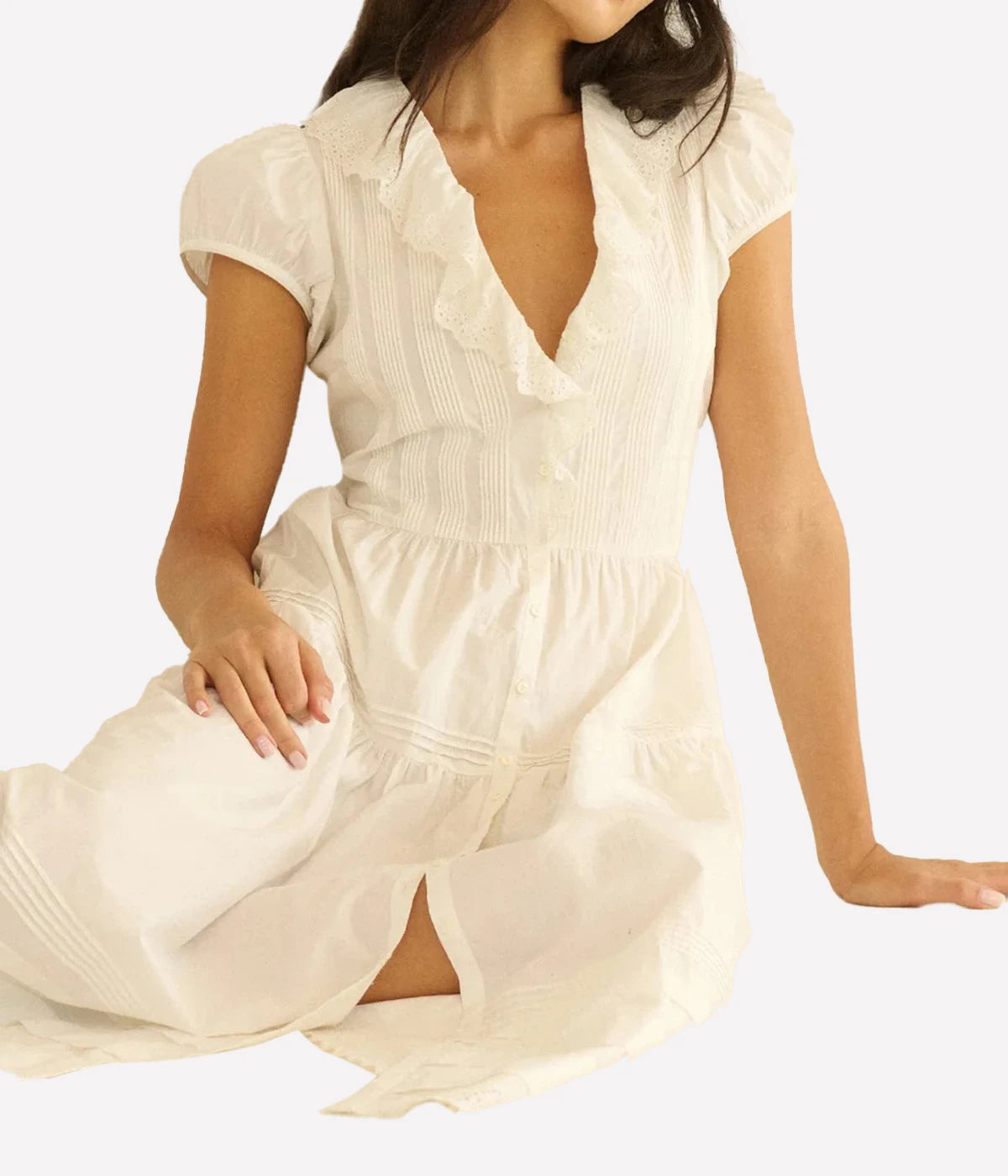 Eliette Dress In Salt