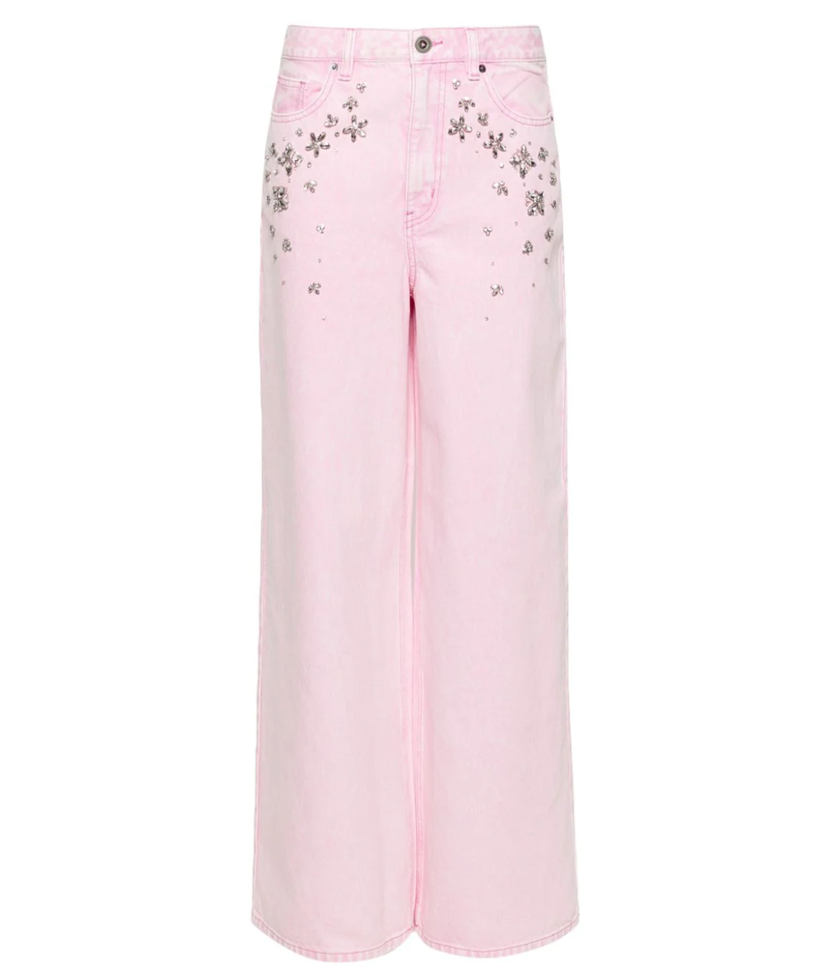 *FINAL SALE* Embellished Jeans in Pink