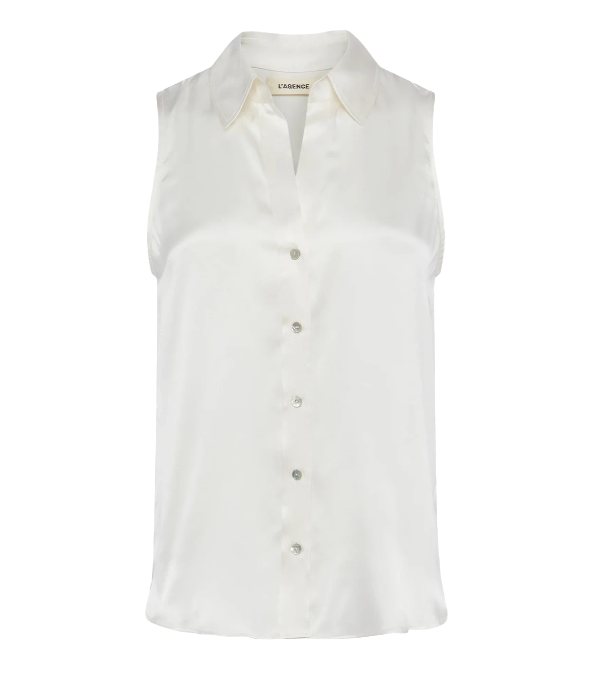 *FINAL SALE* Hendris Sleeveless Blouse in WHITE