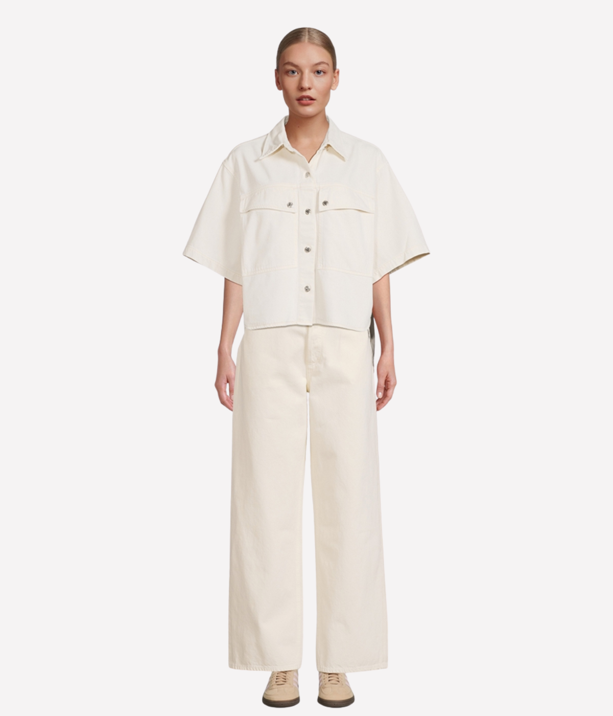 Enora Shirt in Brown Rice