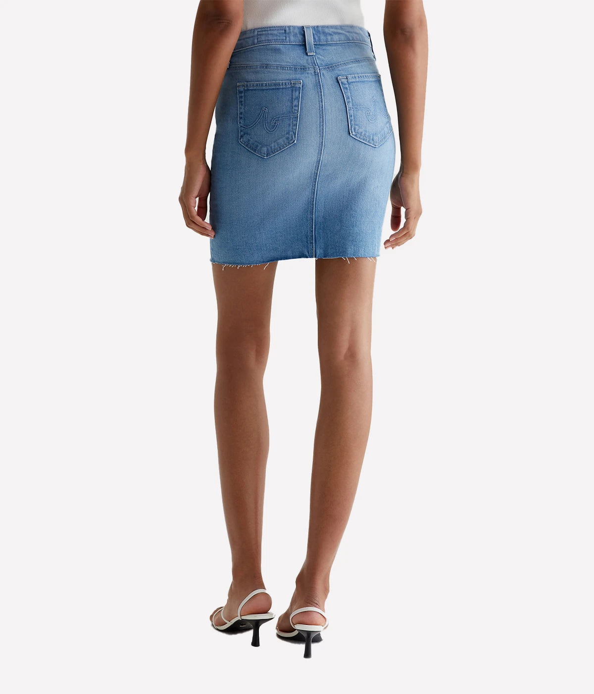 Erin Denim Skirt in Sincerely