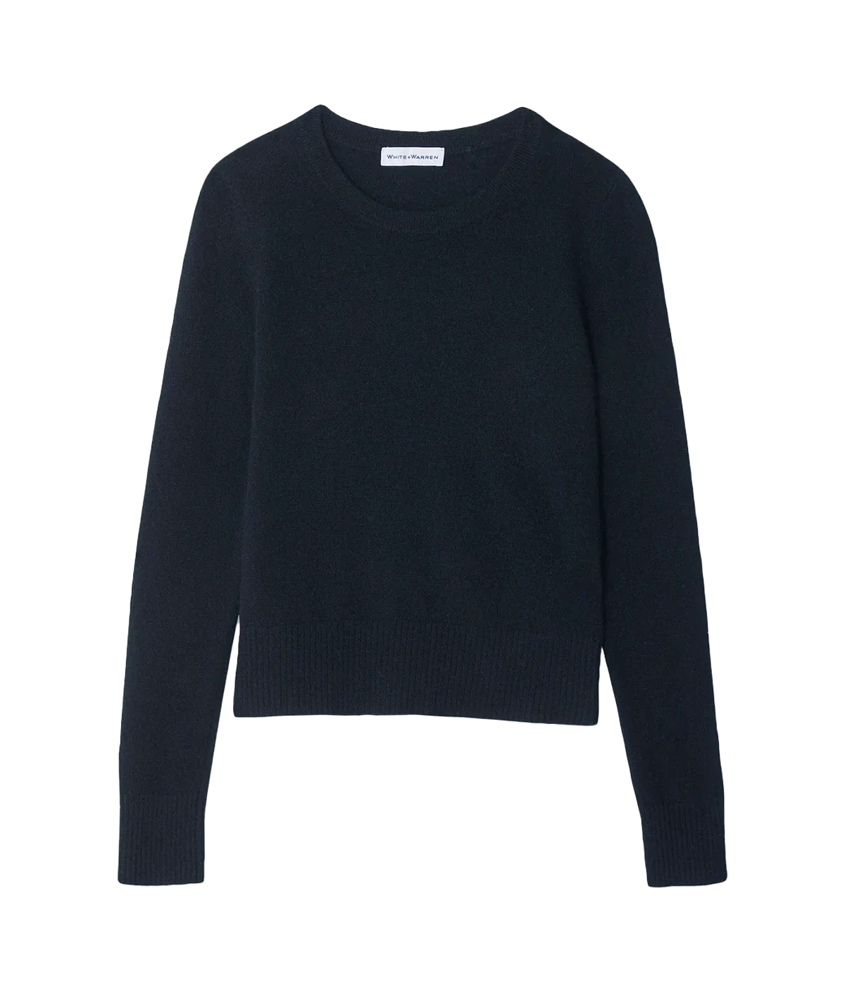 Essential Cashmere Crew Neck in Deep Navy