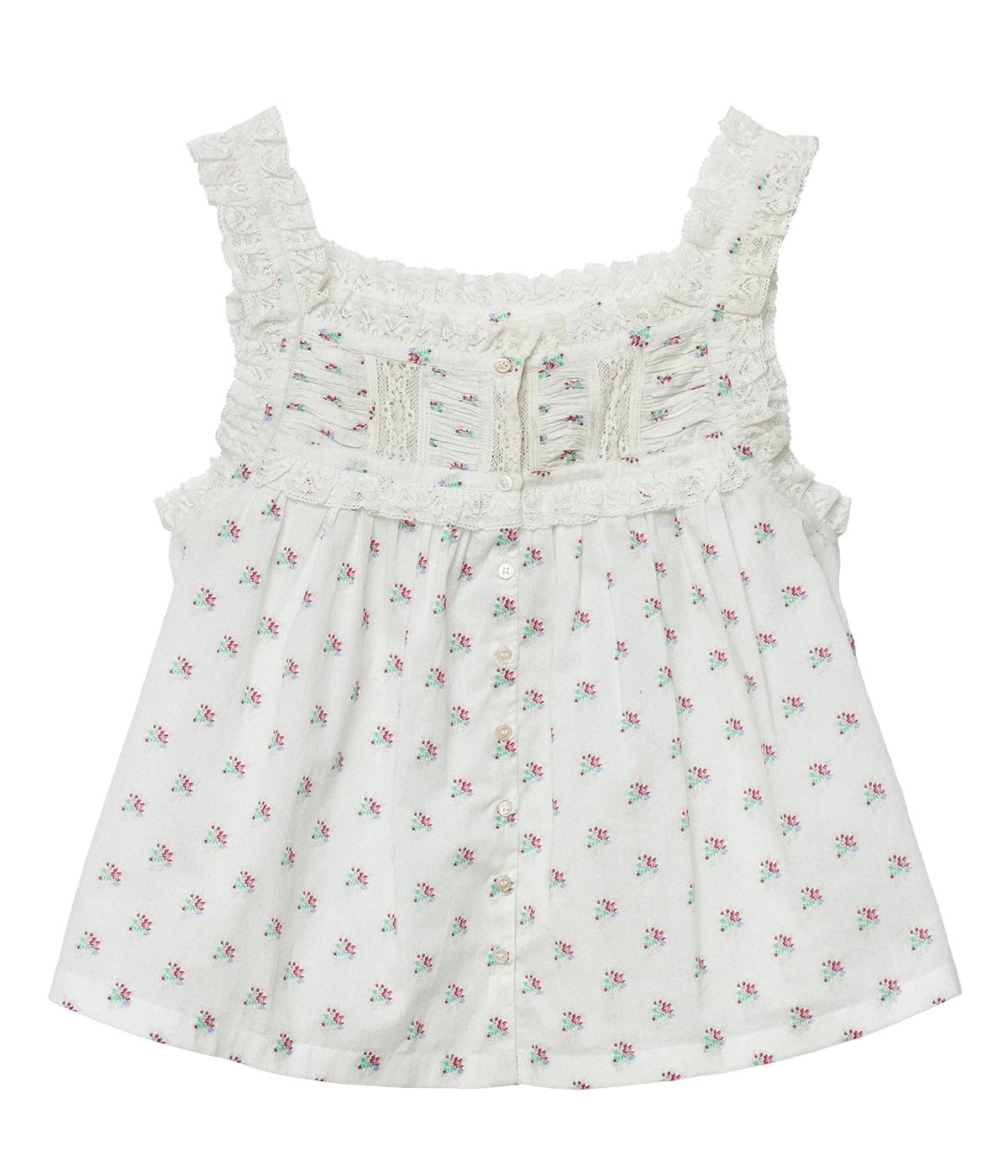 Fidella Top In Petit Posy Calico