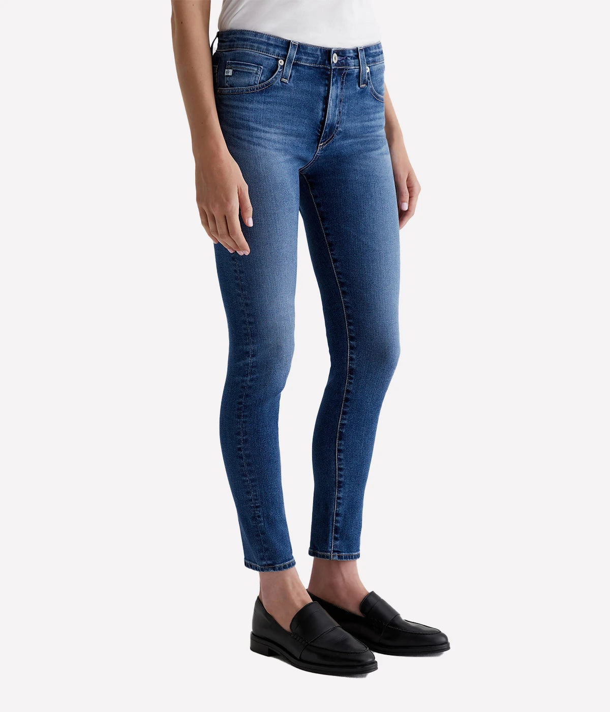*FINAL SALE* Farrah Ankle Jean in Lucerne