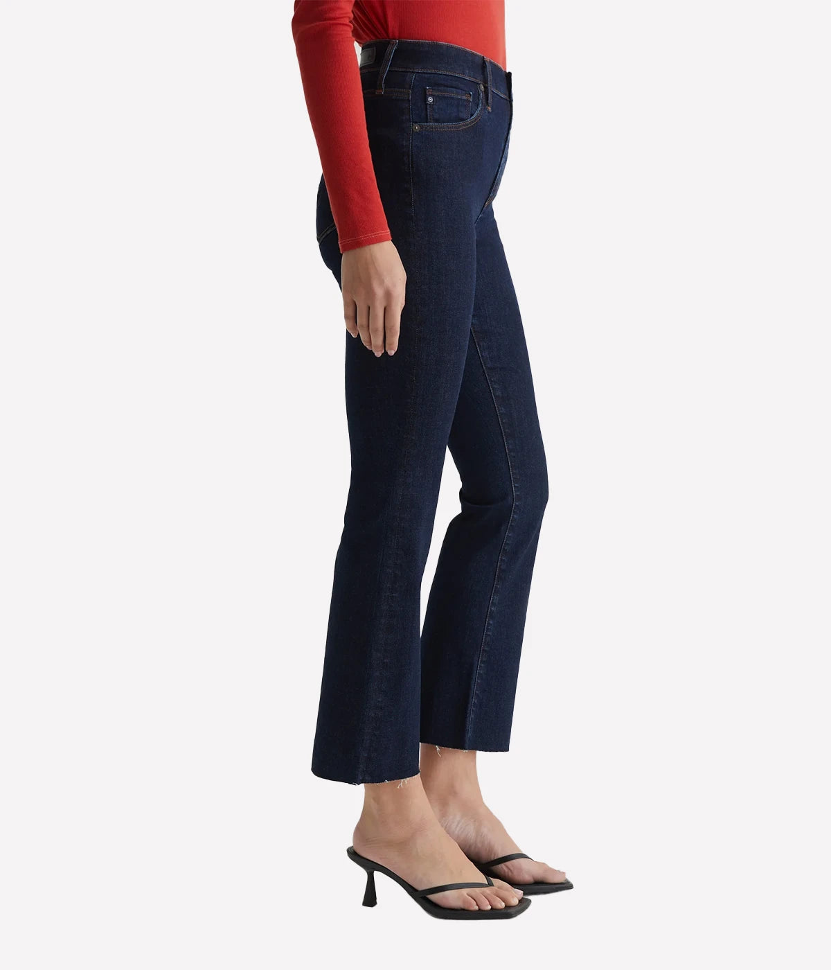 Farrah Boot Crop Jean in Modern Indigo