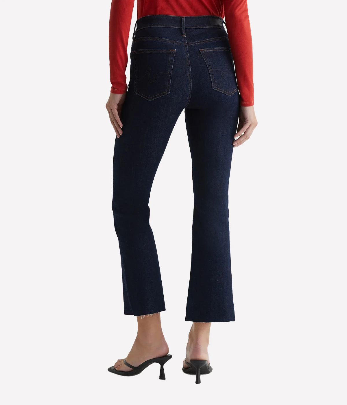 Farrah Boot Crop Jean in Modern Indigo