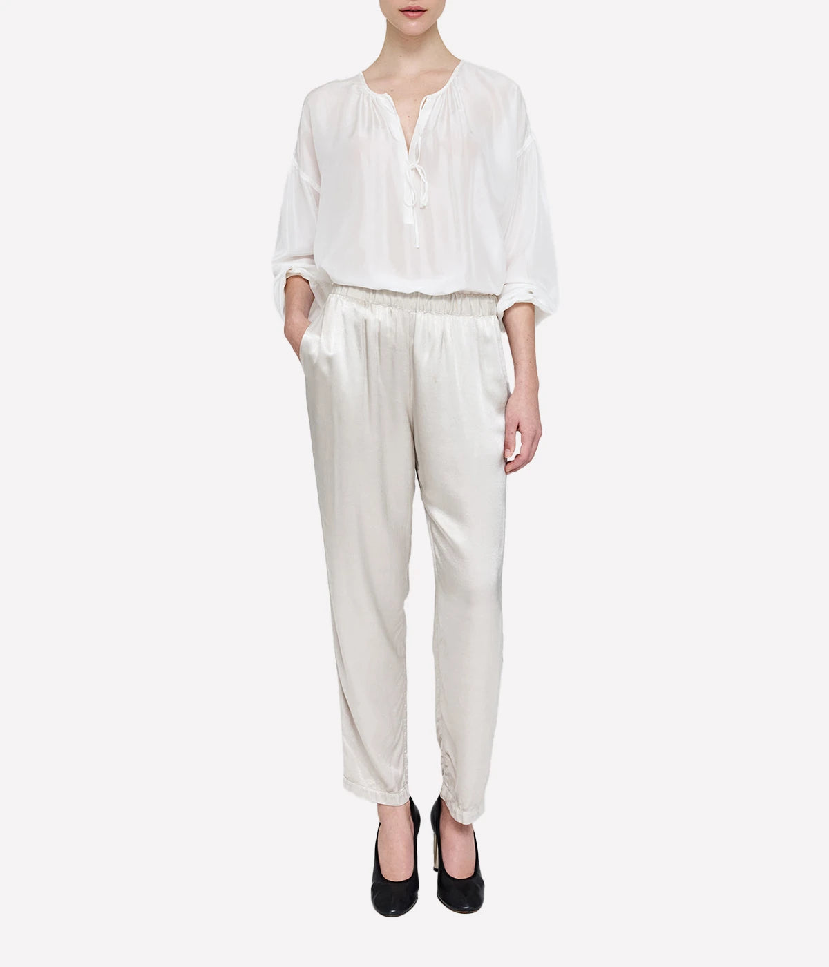 *FINAL SALE* Fez Pant in Silver Mist