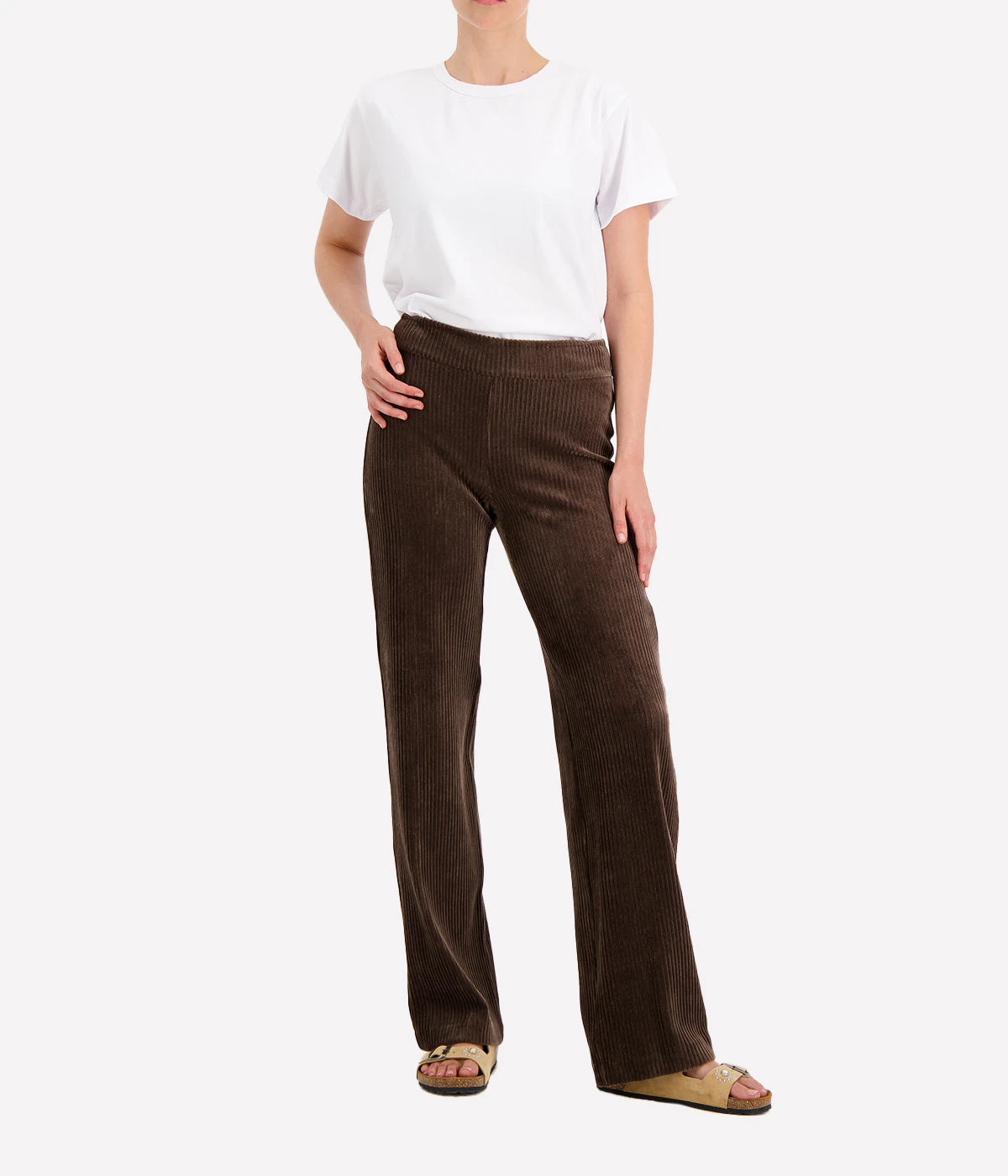*FINAL SALE* Flavia Pant in Corduroy Moss