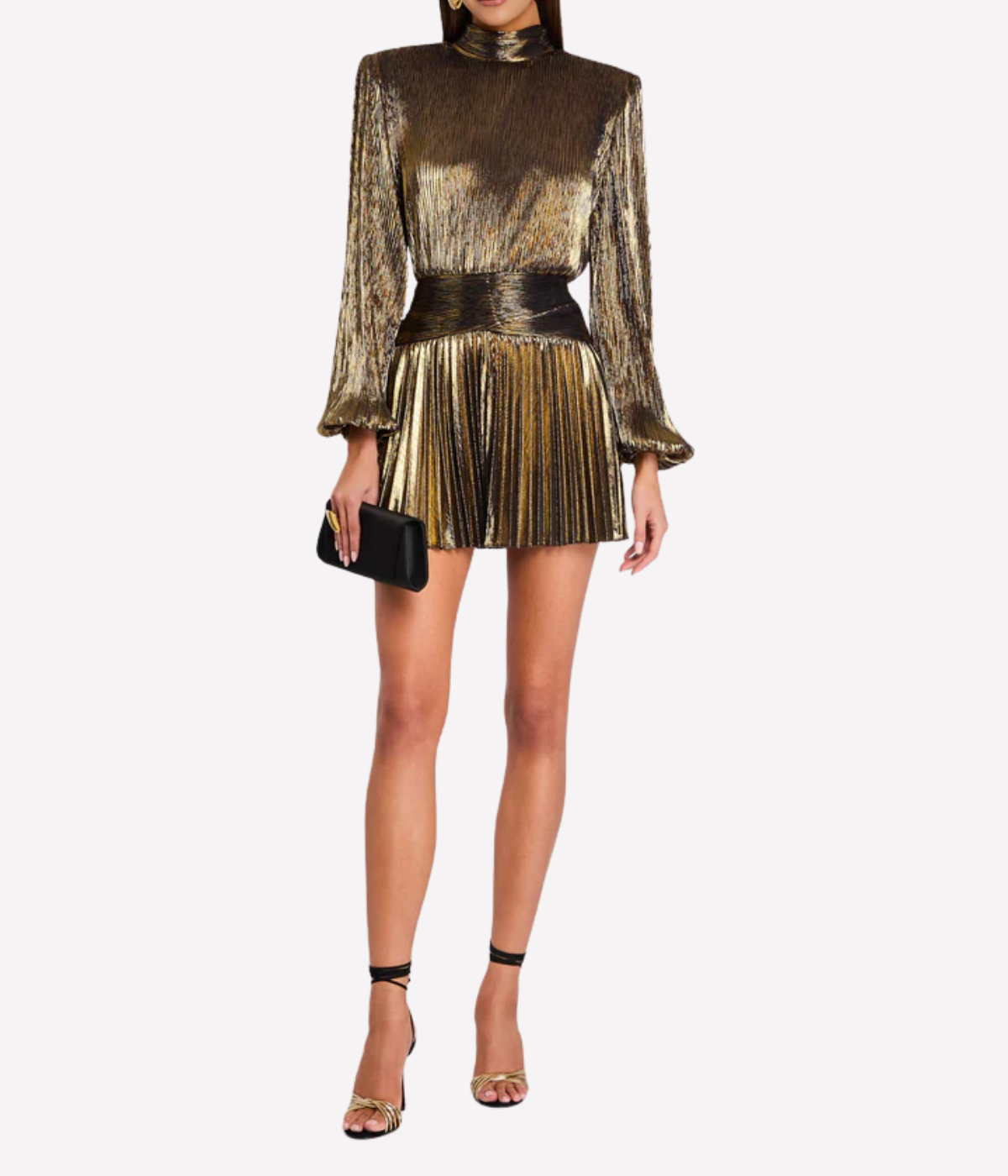 Freja Dress in Antique Gold