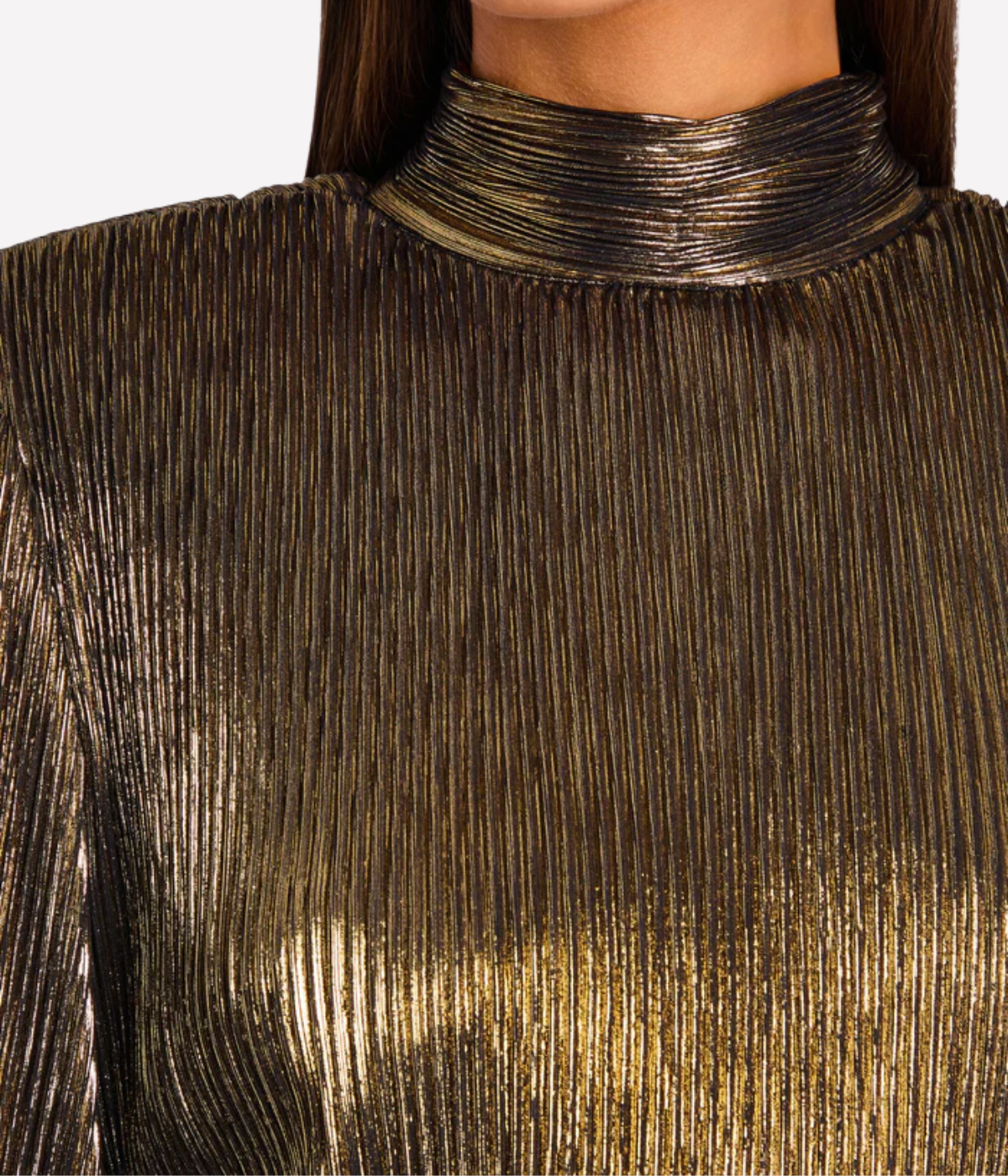 Freja Dress in Antique Gold