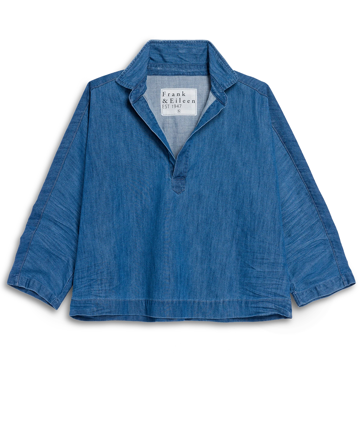 Gabi Popover Shirt in Vintage Distressed Wash