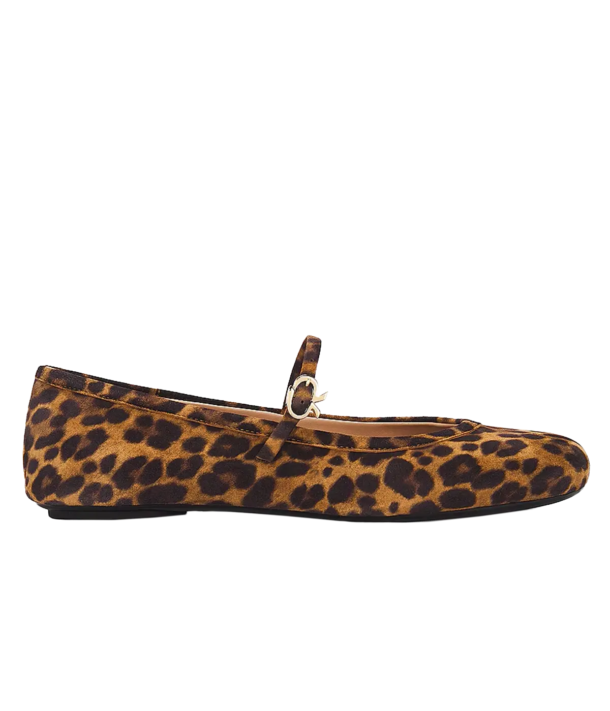 Carla Ballet Flat in Almond Leopard