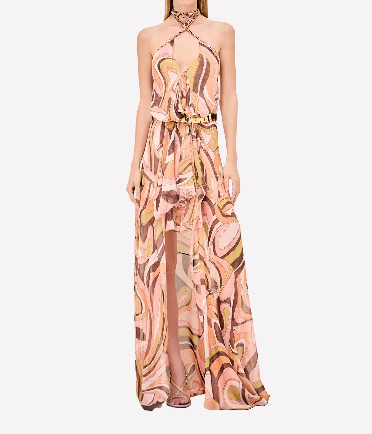 Gisela Dress in Abstract Print