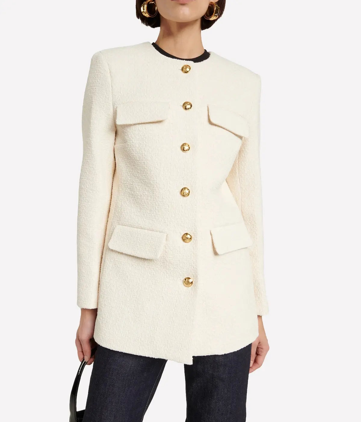 Gabrielle Jacket in Ivory