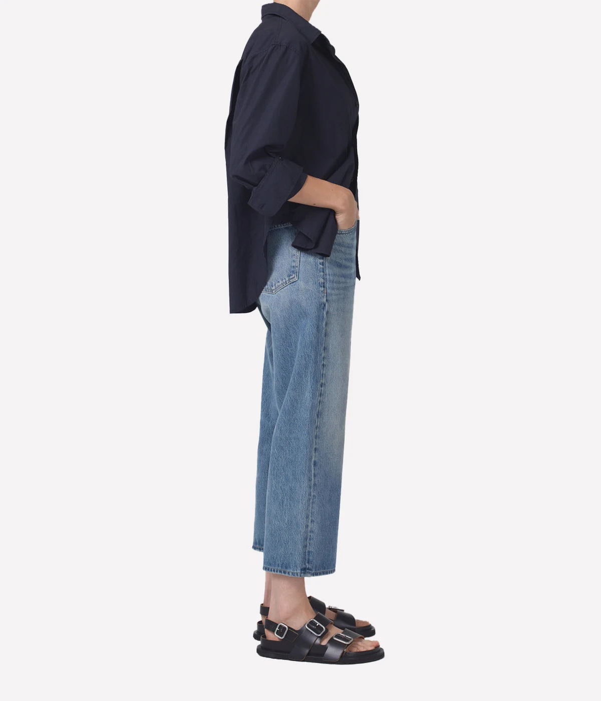 Gaucho Vintage Wide Leg Jean in Sodapop