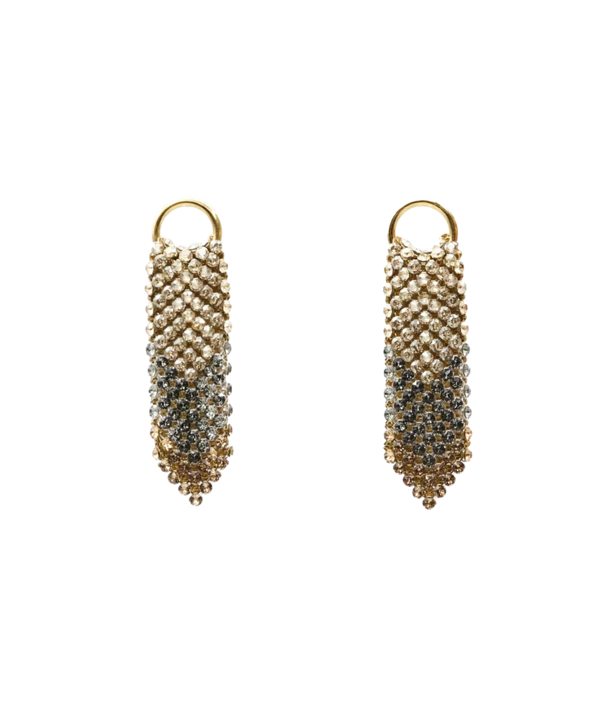 Gentle Earrings in Gold/Grey