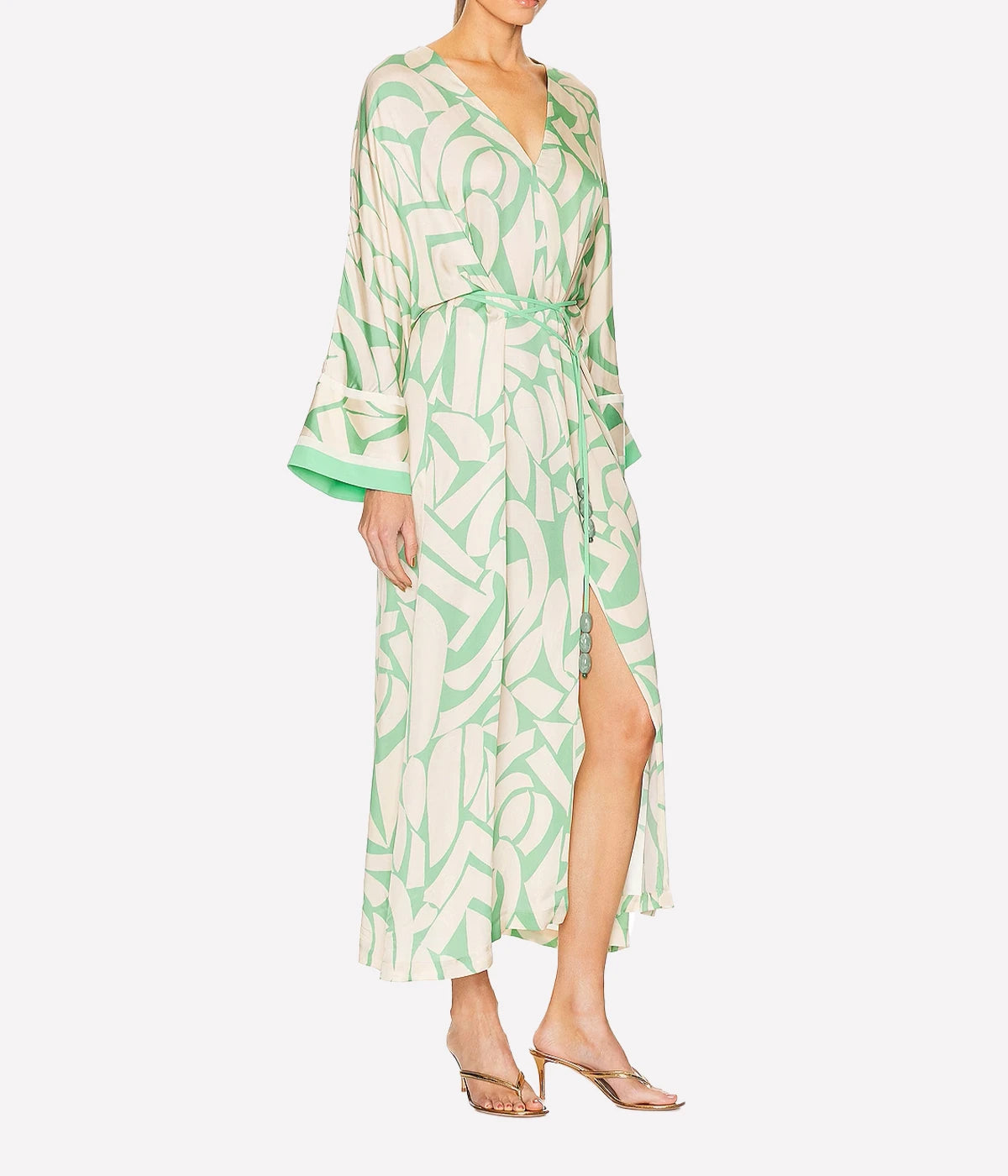 Giorgia Dress in Green Mirage