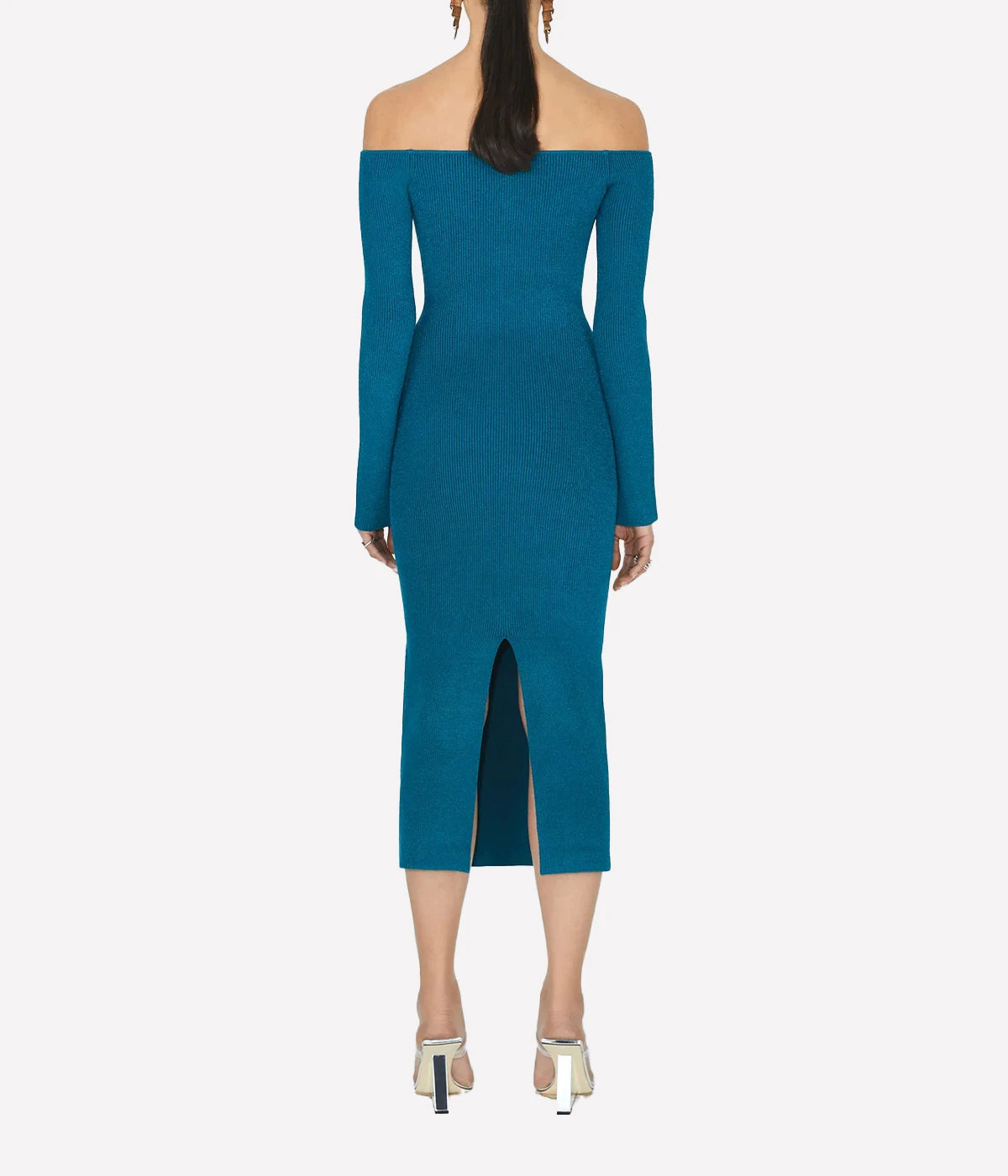 *FINAL SALE*Grace Long Sleeve Dress in Peacock