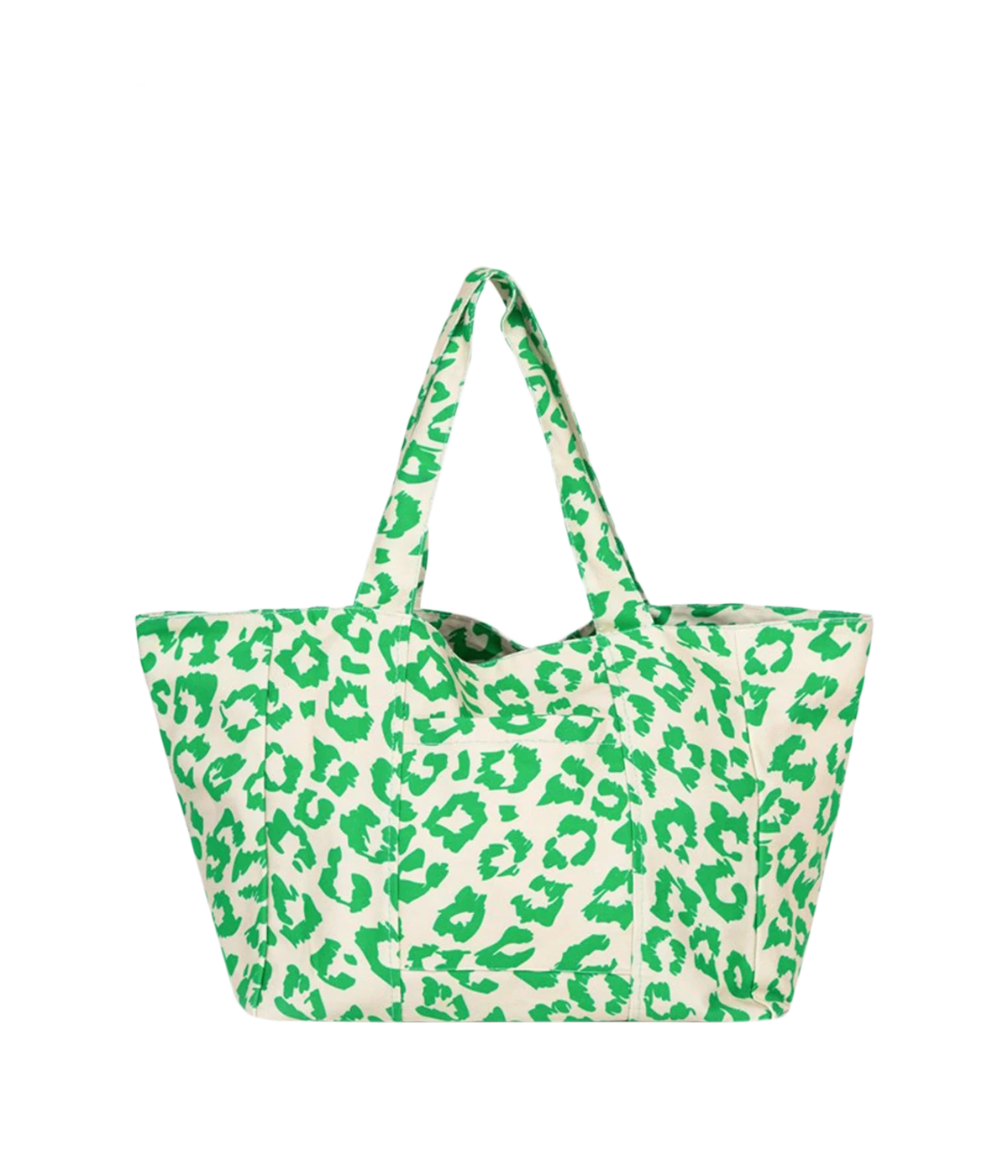 Green Leopard Tote Bag