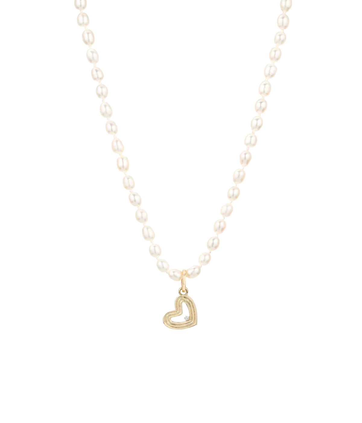 Groovy Diamond Heart Hinged Charm Y14 Fine Jewellery in 14k Yellow Gold