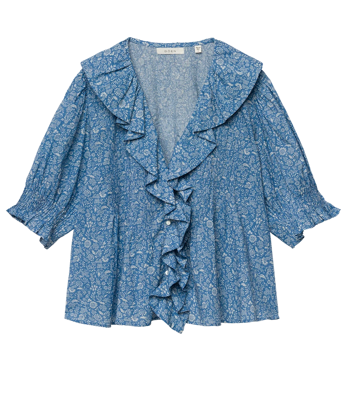 Henri Top In Blue Garden Bloom