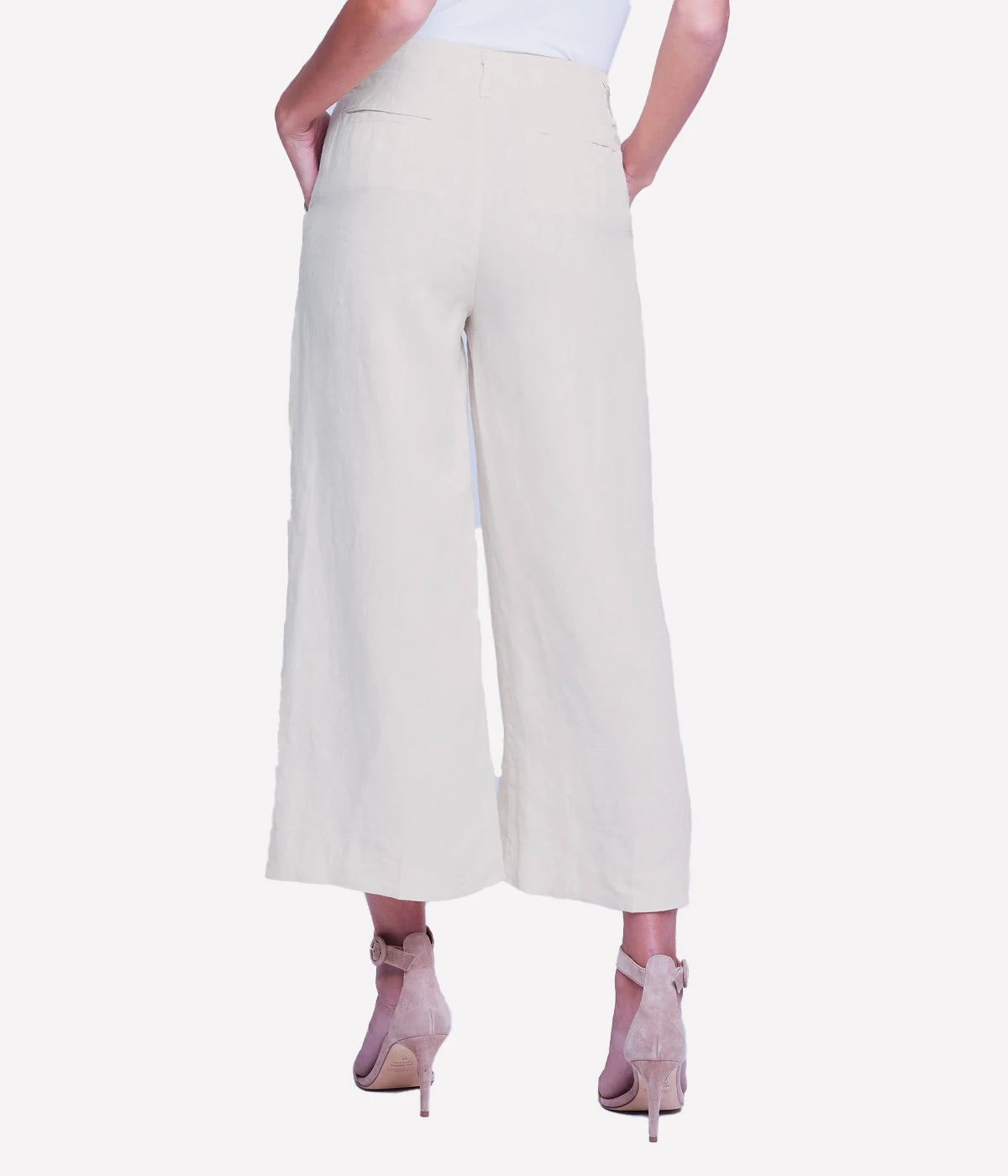 *FINAL SALE* HENDERSON HR CROP WIDE LEG in Oat