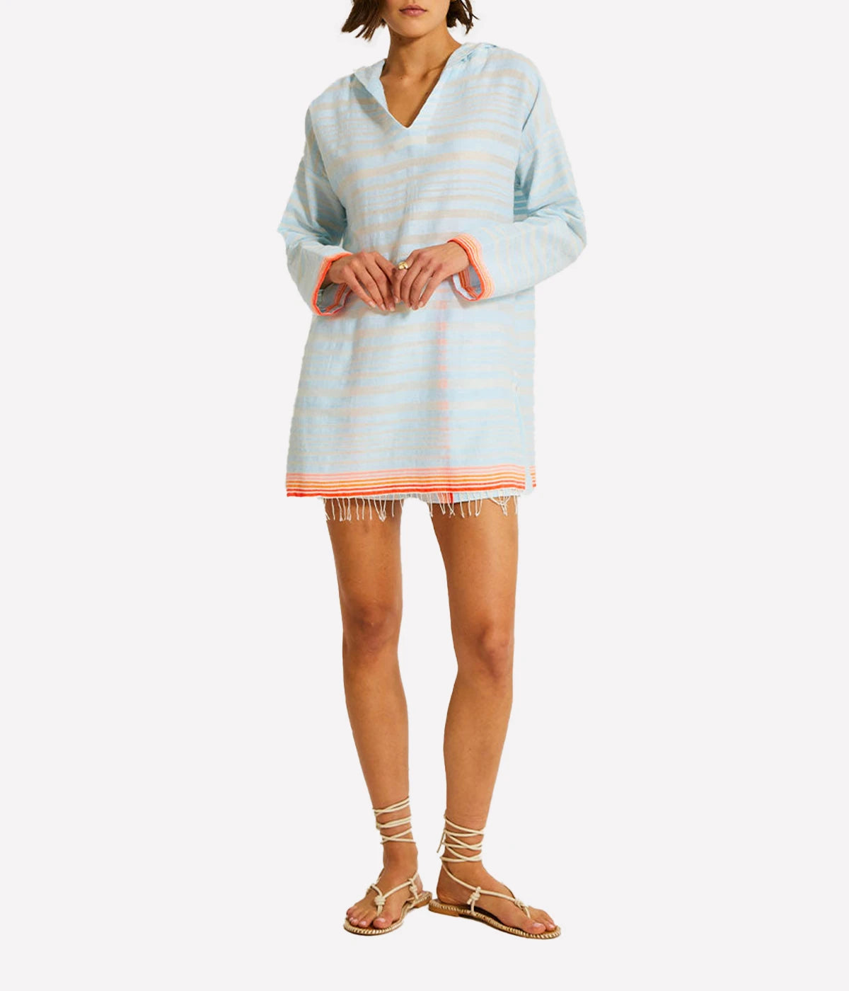 *FINAL SALE* Henok Hoodie in Airi Sky