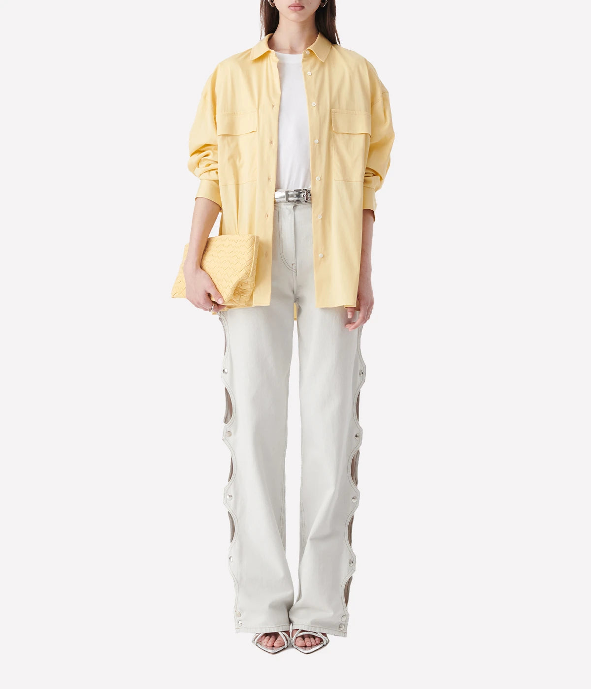 *FINAL SALE* Hilona Shirt in Light Yellow