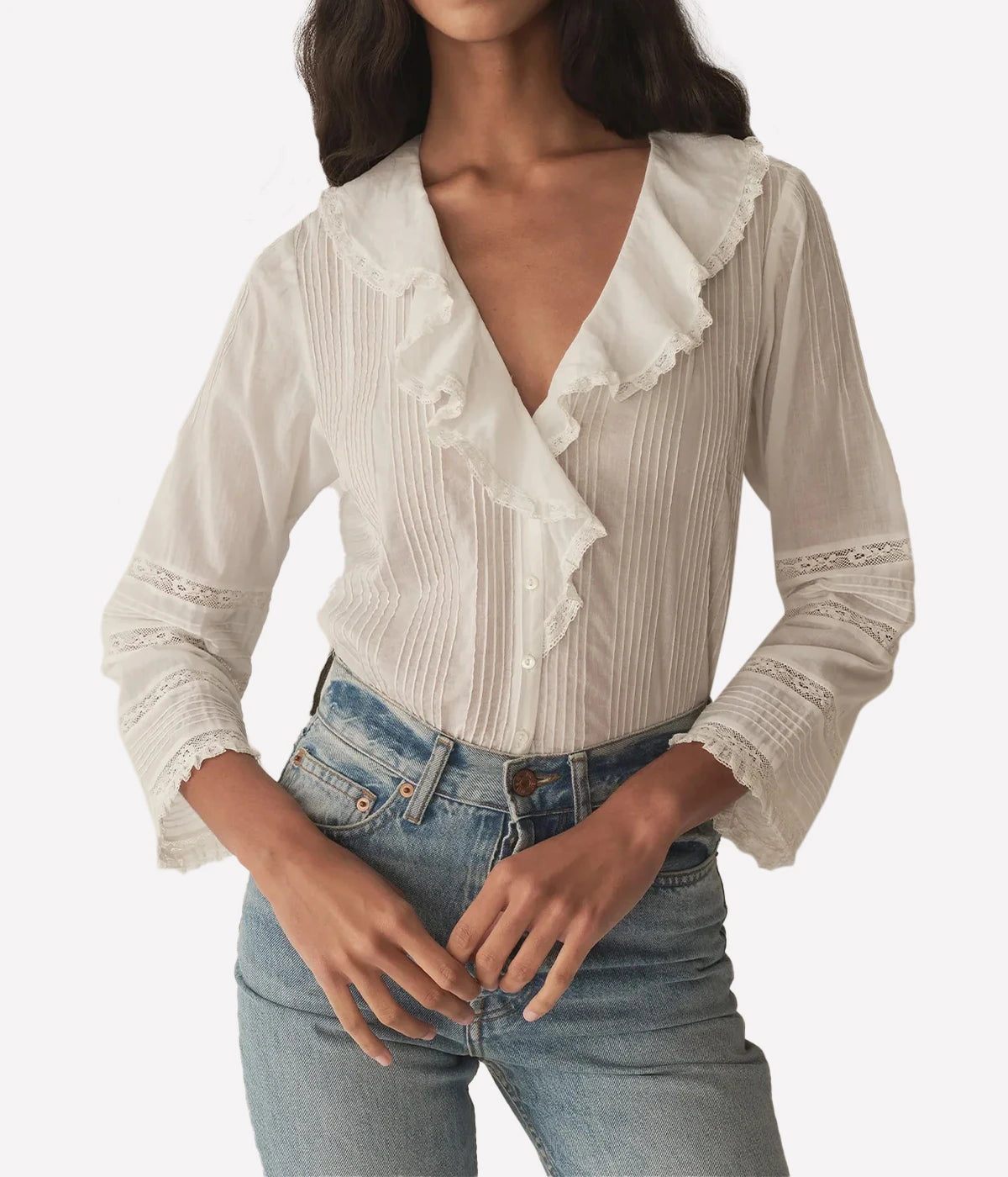 Huguette Top in Salt