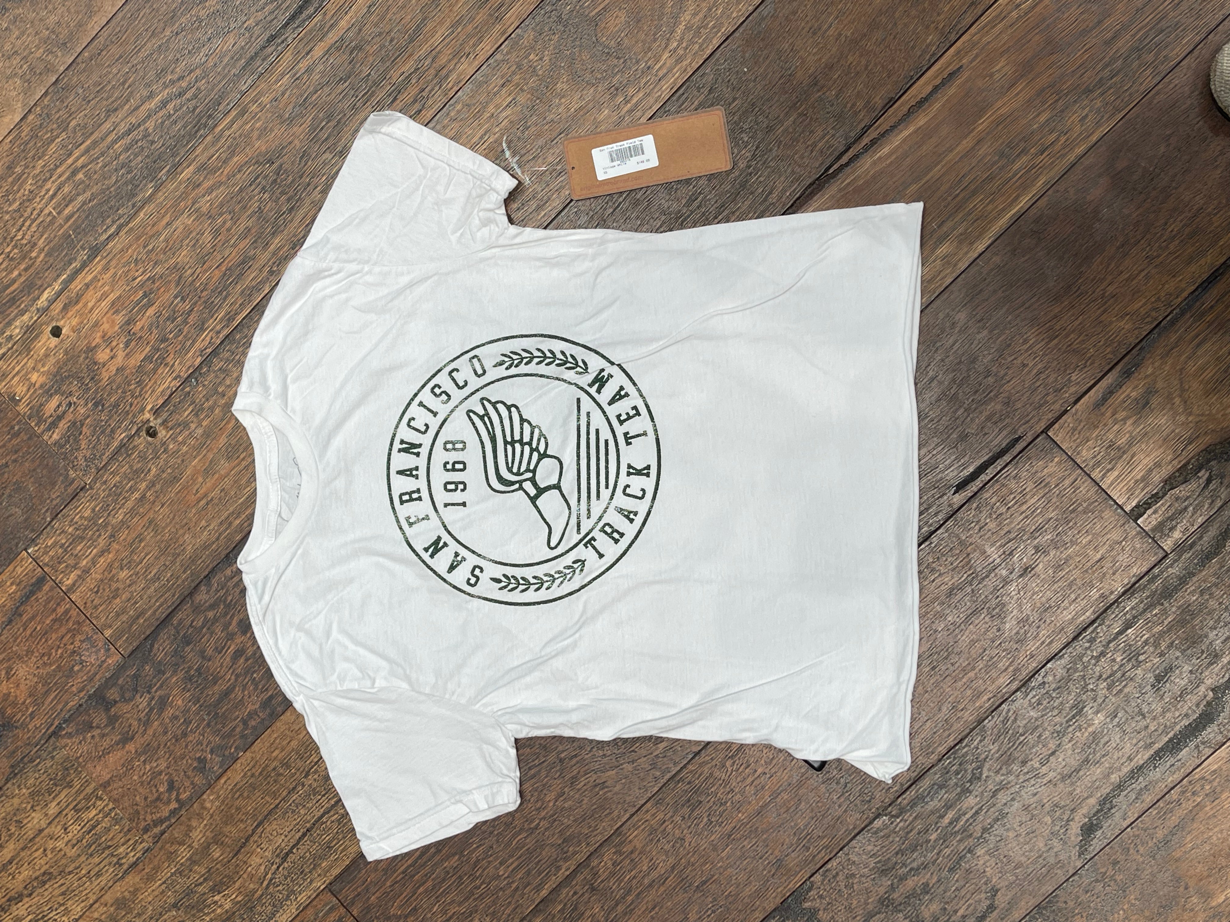 Short Sleeve Maglia in Noce Moscata Lamination