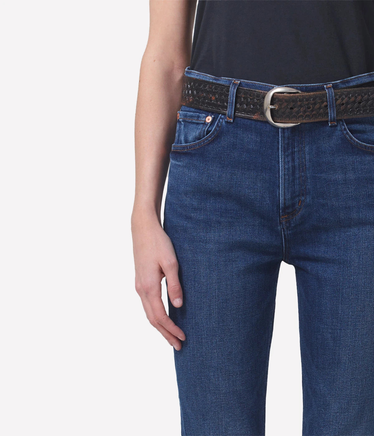 Isola Cropped Boot Jean in Provance