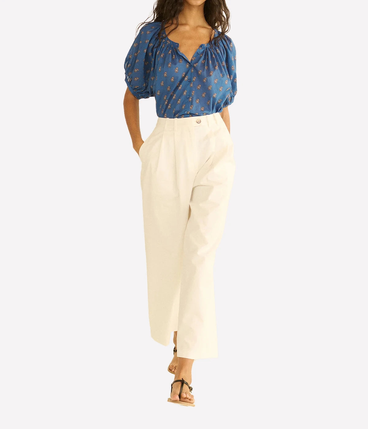 June Top in EARTHA PAISLEY