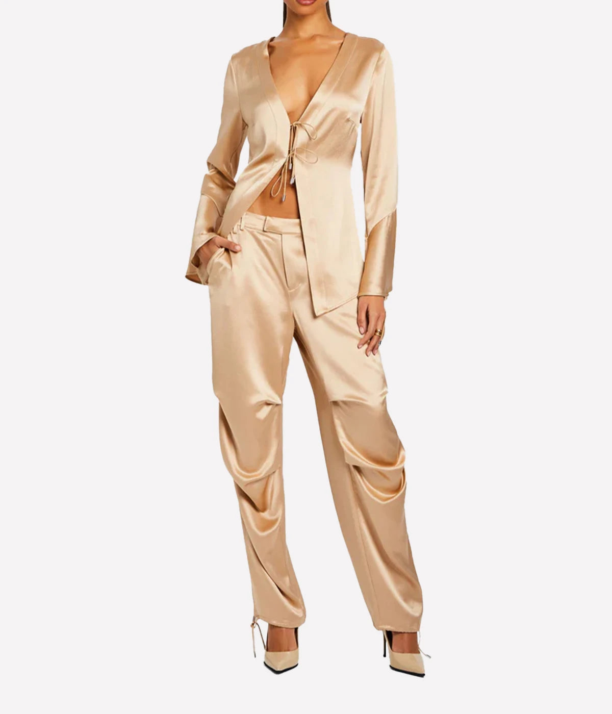 *FINAL SALE* Janae Pant in NUDE